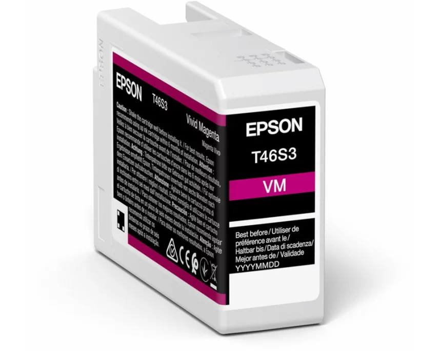 Epson Singlepack, Vivid Magenta, T46S3, UltraChrome Pro 10 ink, 25ml
