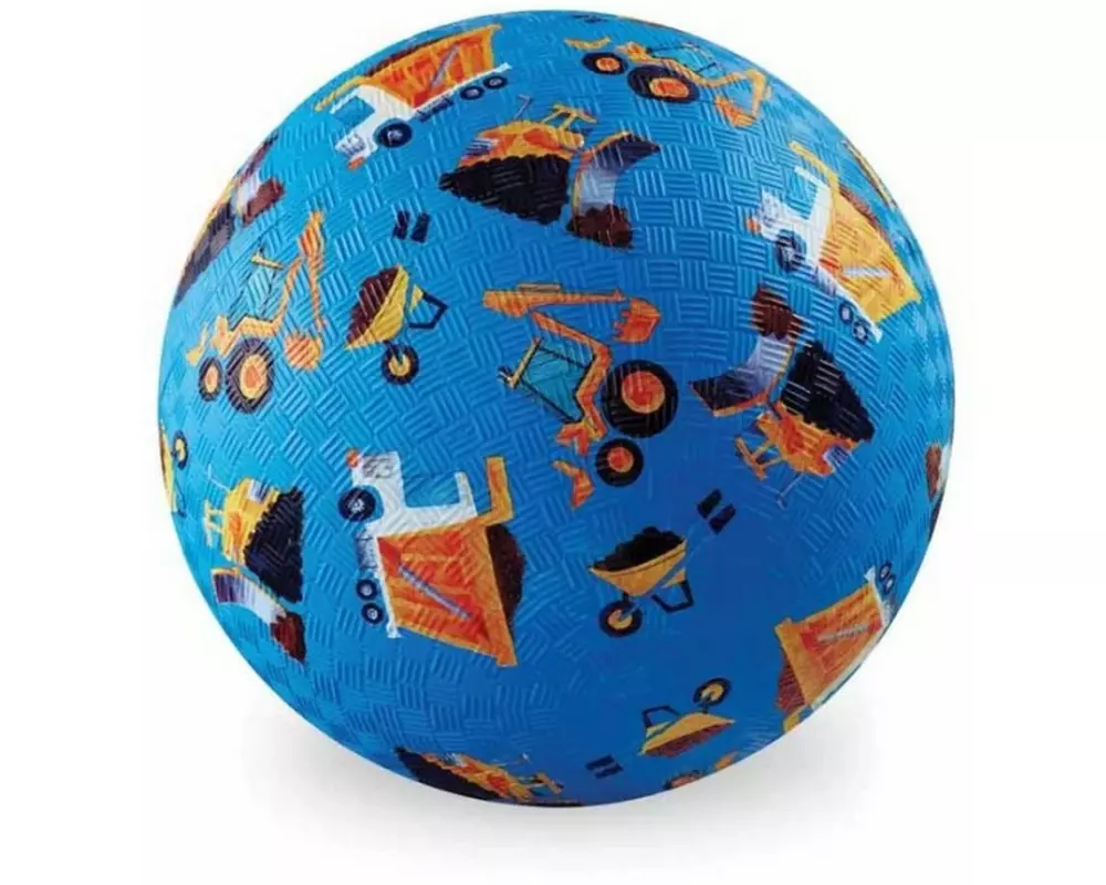 Crocodile Creek Spielball "7" Baustelle, Kunststoff, mehrfarbig, 18 cm