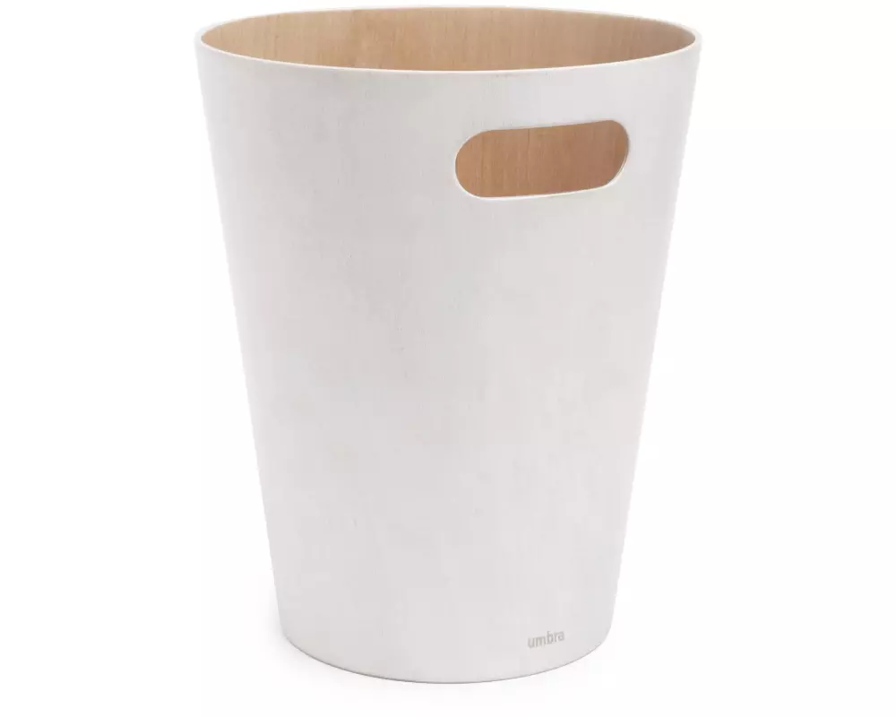Umbra Papierkorb Woodrow 7.5 l, Weiss