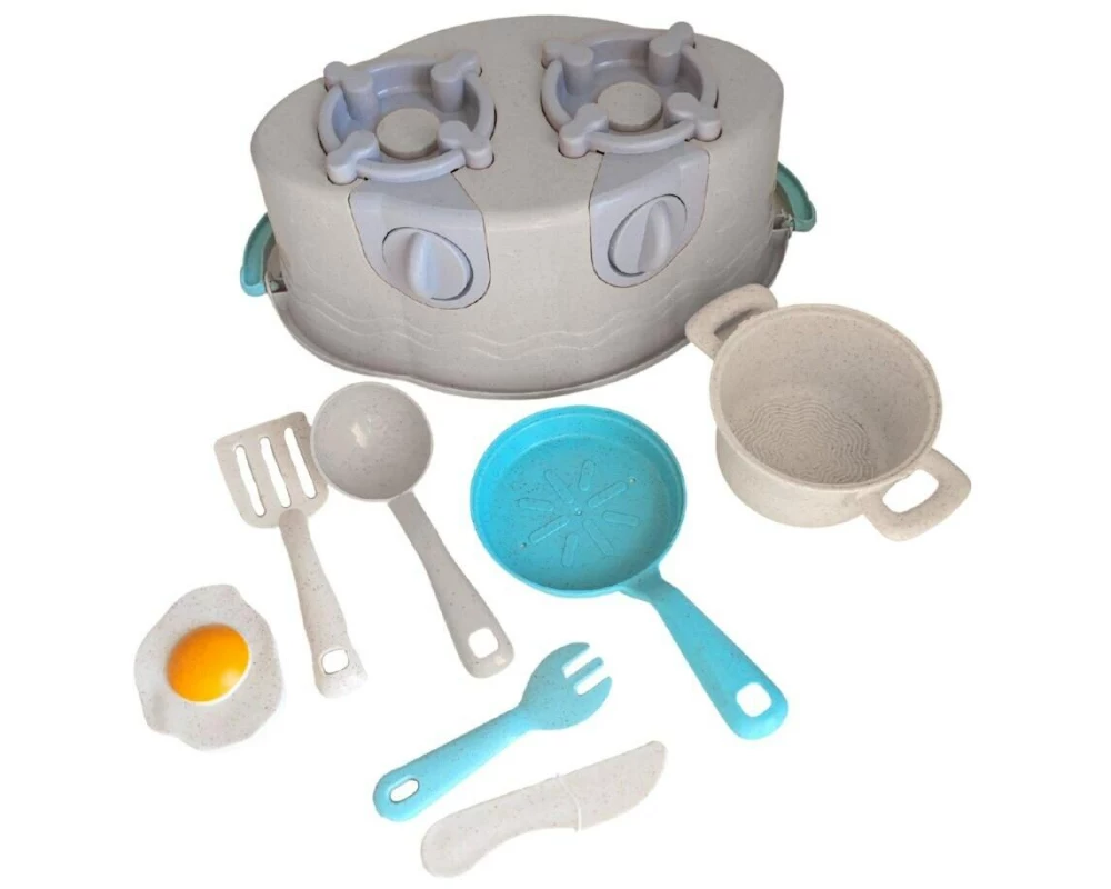 alldoro Sandspielzeug Kochset mit Herd 8-teilig