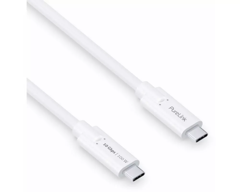 PureLink USB 3.1-Kabel 10Gbps, 100Watt USB-C - USB-C 0.5 m