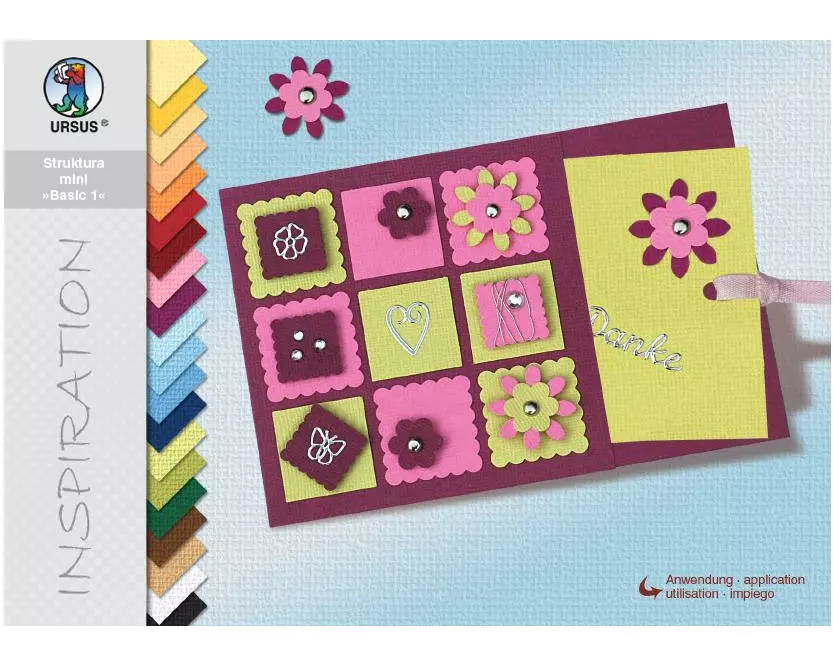 URSUS Fotokarton Basic 1, A6, 60 Blatt