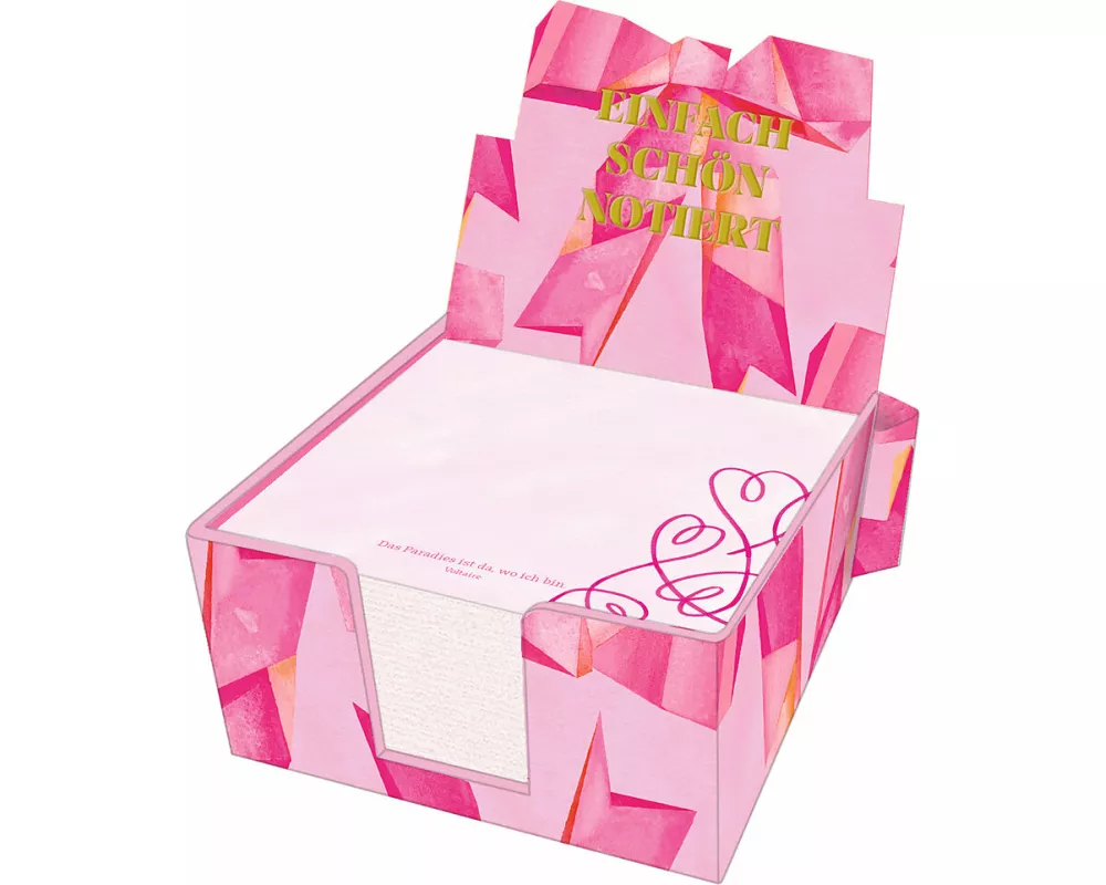 Zettelkästchen - All about pink