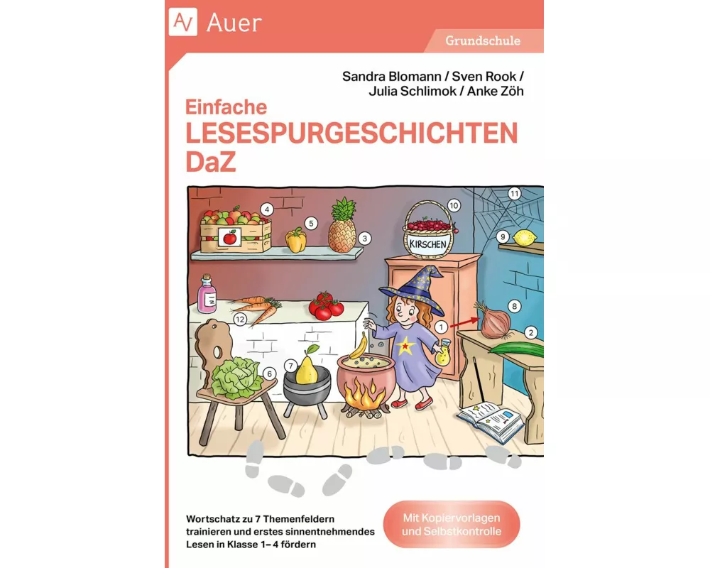 Einfache Lesespurgeschichten DaZ