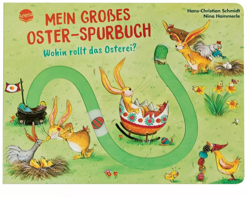 Mein großes Oster-Spurbuch. Wohin rollt das Osterei?