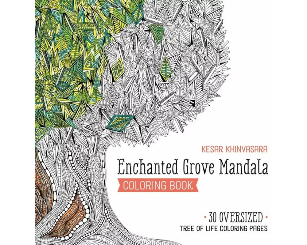 Enchanted Grove Mandala Coloring Book