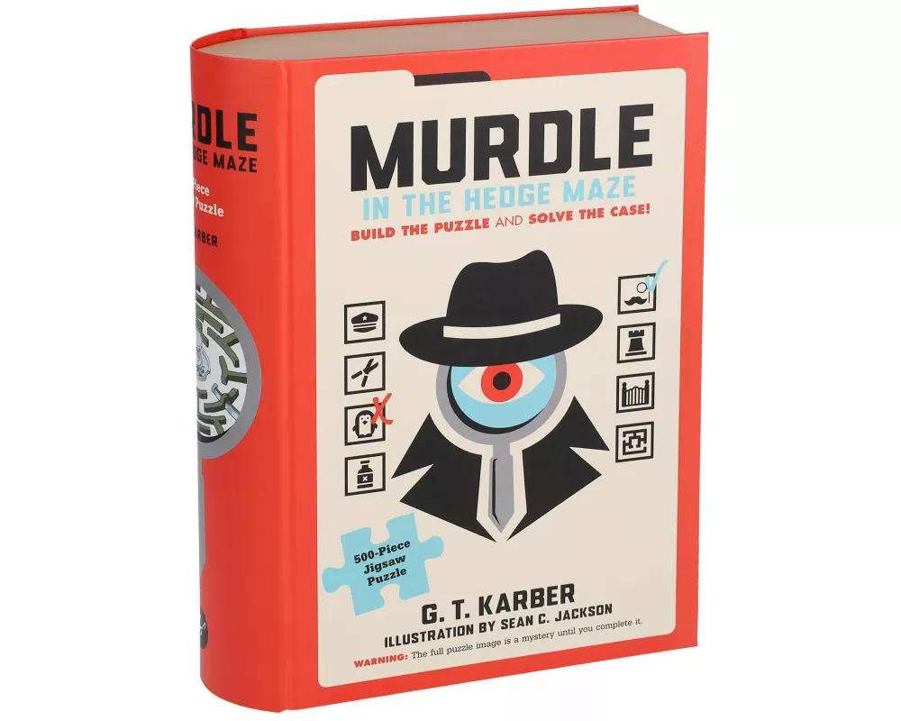 Murdle in the Hedge Maze 500-Piece Jigsaw Puzzle