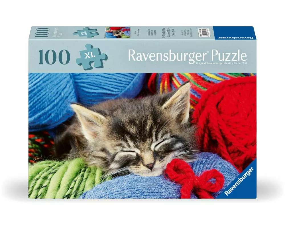 Erwachsenenpuzzle 100 XL-Teile - Wollkätzchen