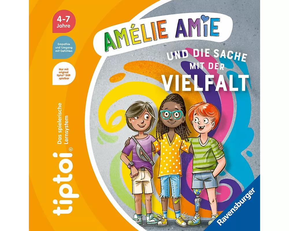 tiptoi Bildergeschichten über den Umgang mit Gefühlen - Amélie Amie und die Sache mit der Vielfalt