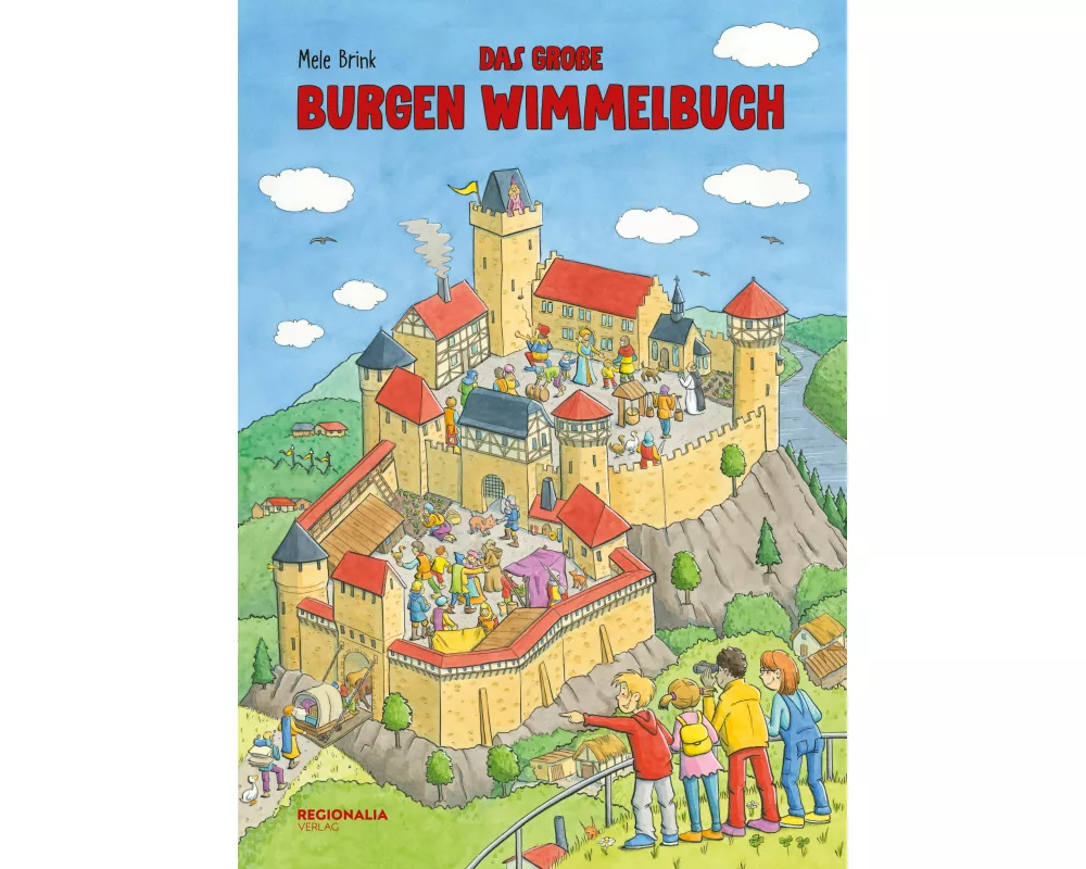 Das große Burgen Wimmelbuch - Entdecke das Leben im Mittelalter!
