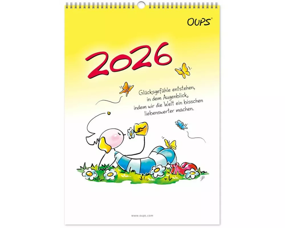 Oups Wandkalender 2026