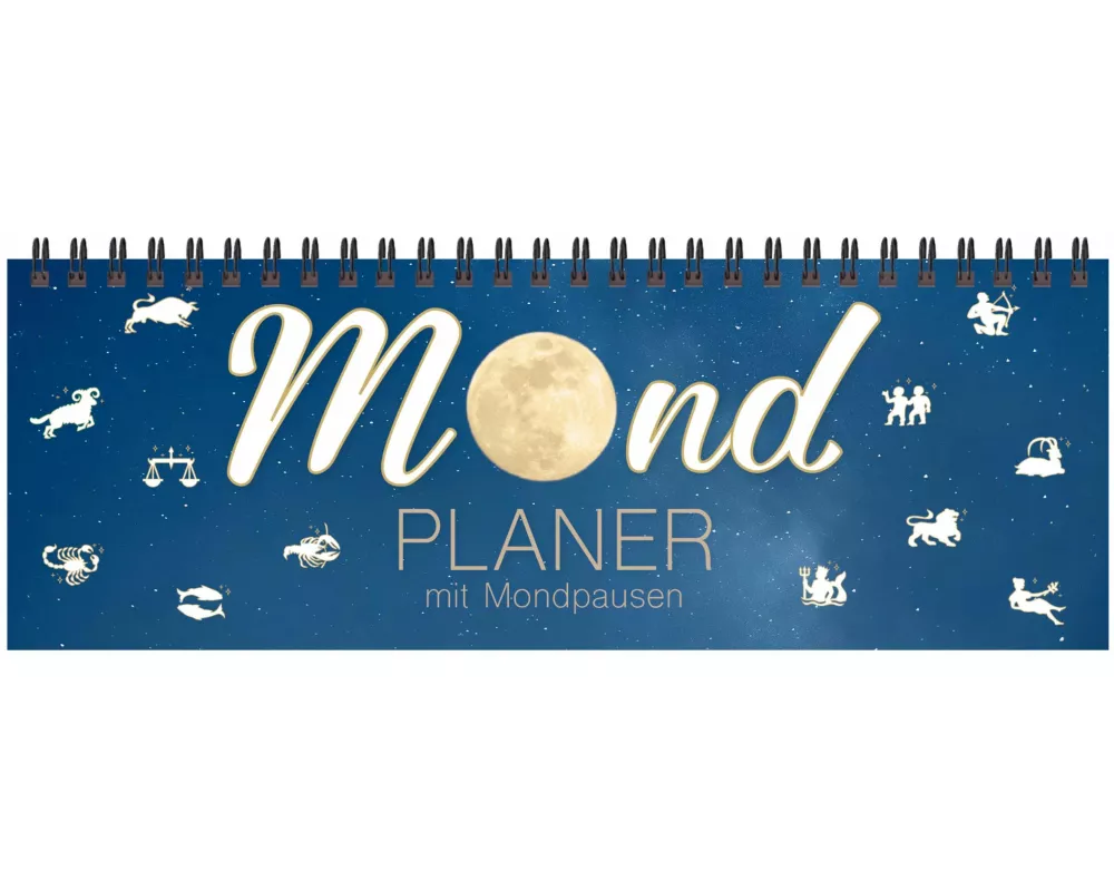 Tischquerkalender Mond 2026