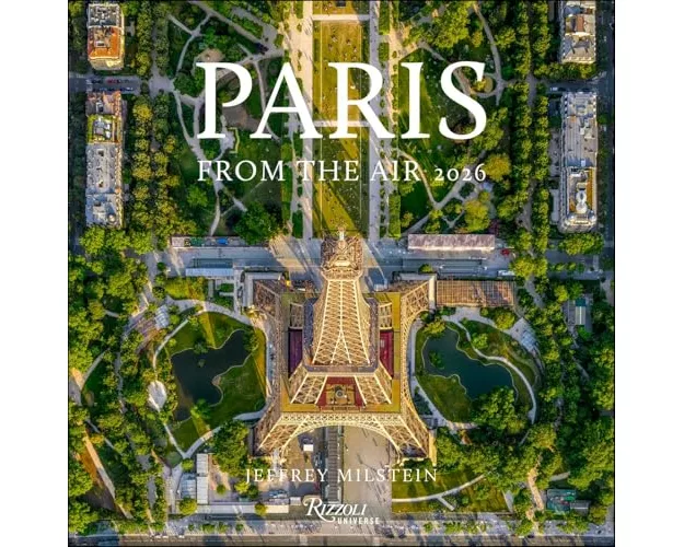 Paris from the Air 2026 Wall Calendar