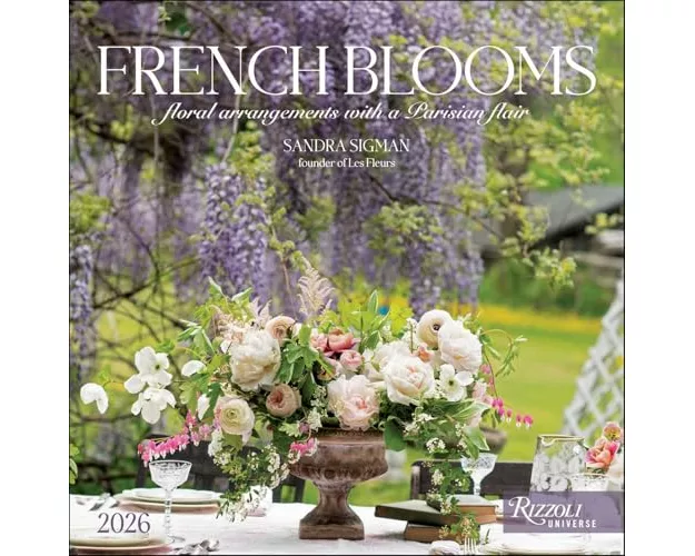 French Blooms 2026 Wall Calendar