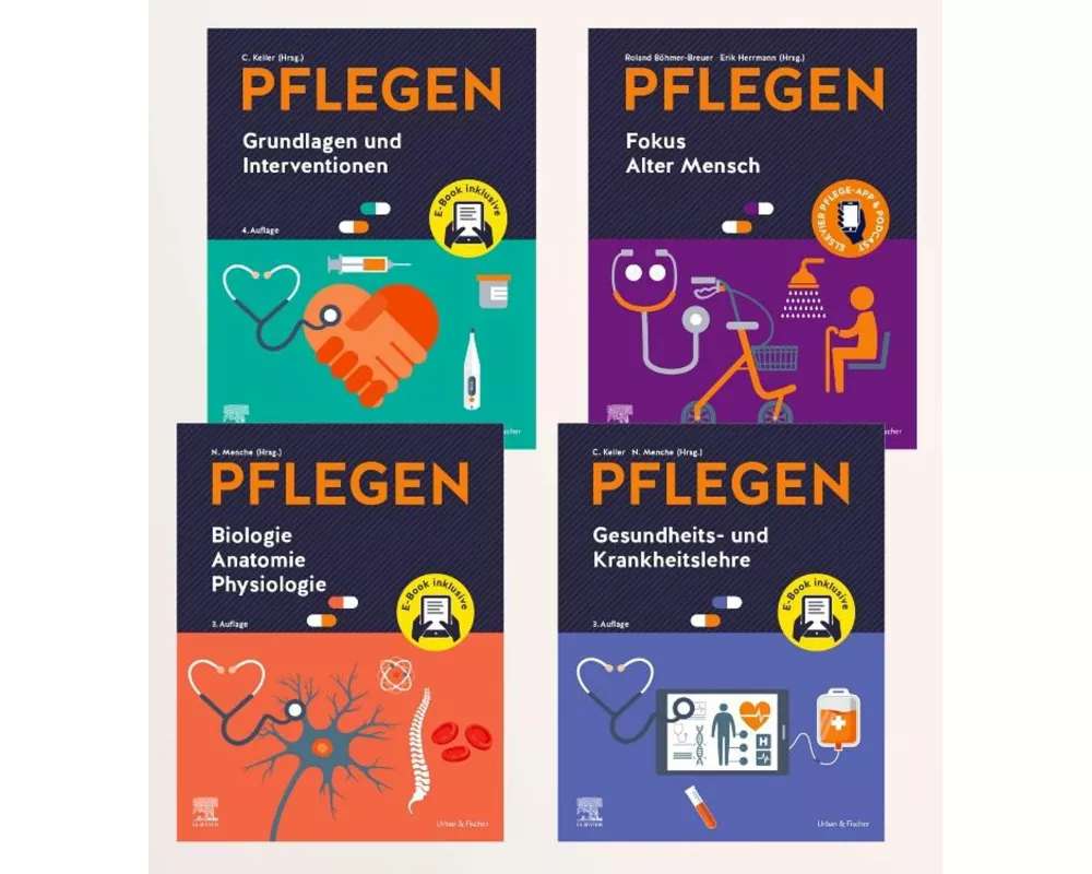 PFLEGEN Lernpaket 3.A. + Fokus Alter Mensch