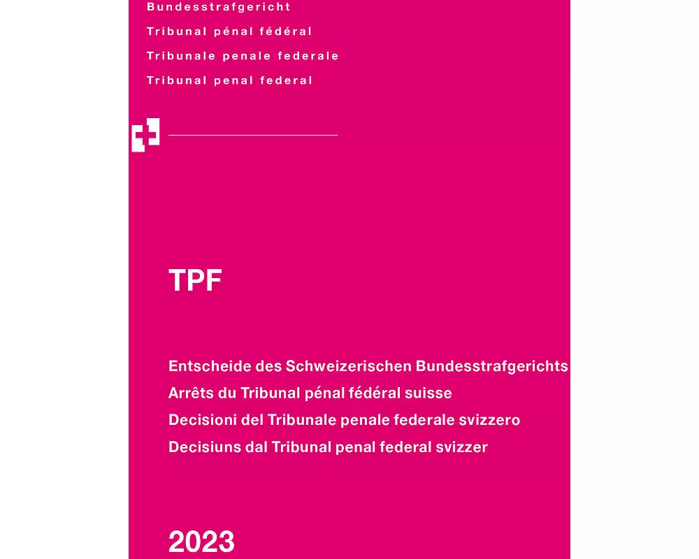 Bundesstrafgericht: TPF 2023