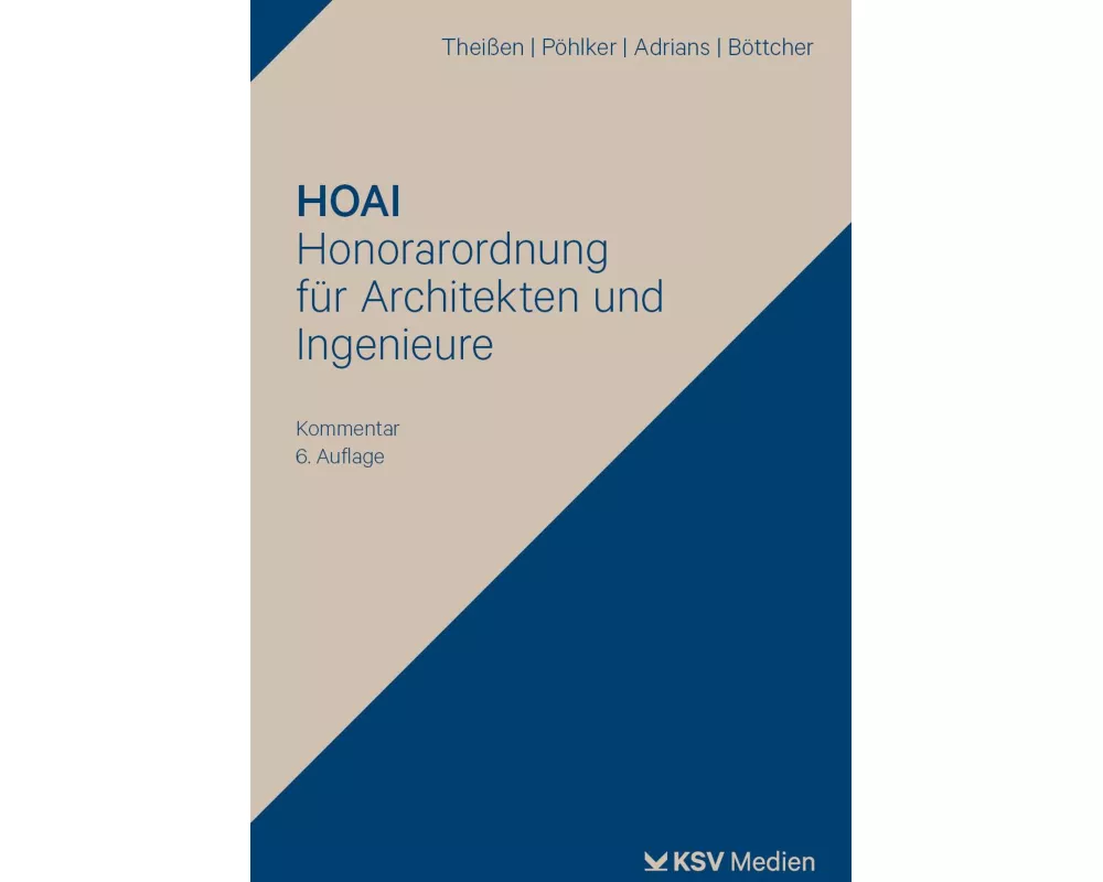 HOAI - Honorarordnung für Architekten und Ingenieure