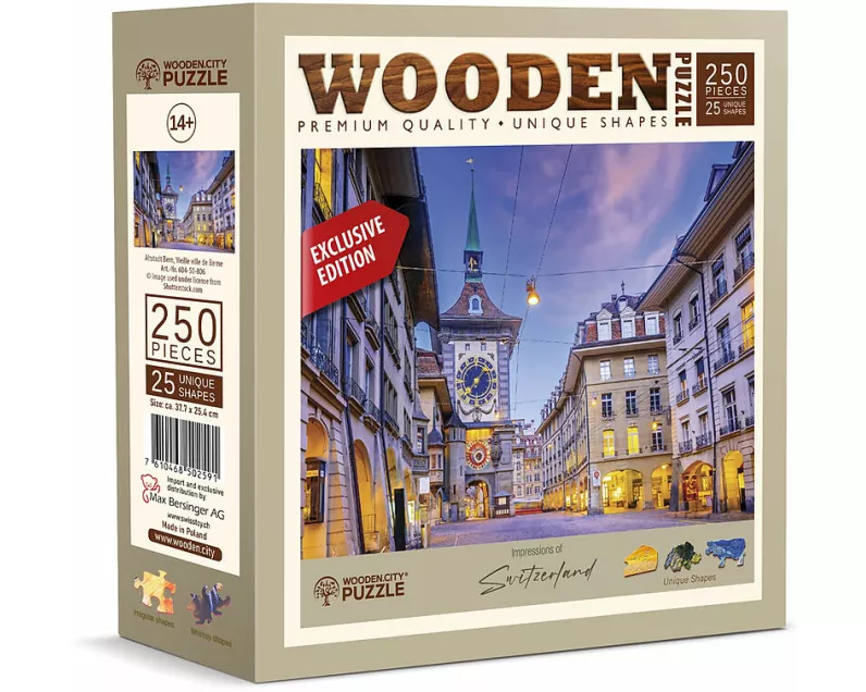 Holzpuzzle. Berner Altstadt