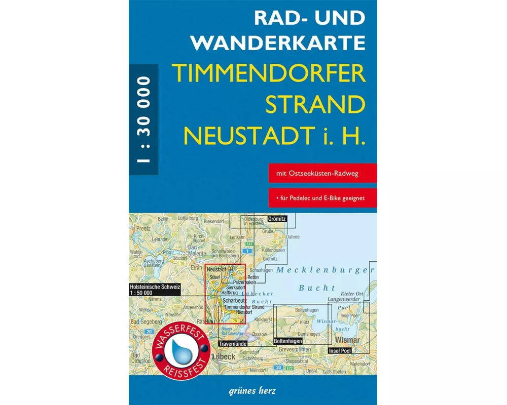 Rad- und Wanderkarte Timmendorfer Strand, Neustadt i.H