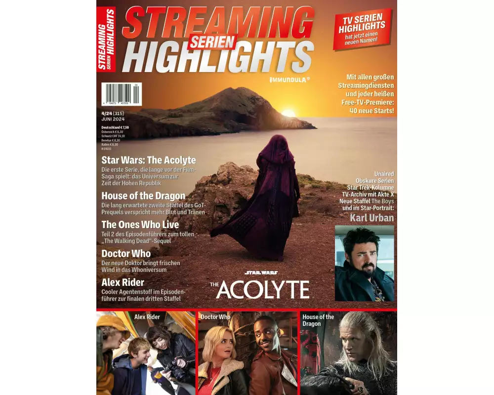STREAMING SERIEN HIGHLIGHTS. Ausgabe Mai 2024 (#315)