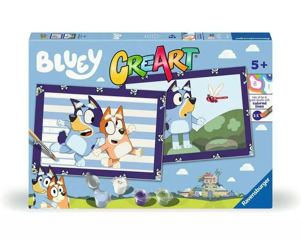 Ravensburger Malen nach Zahlen CreArt Bluey