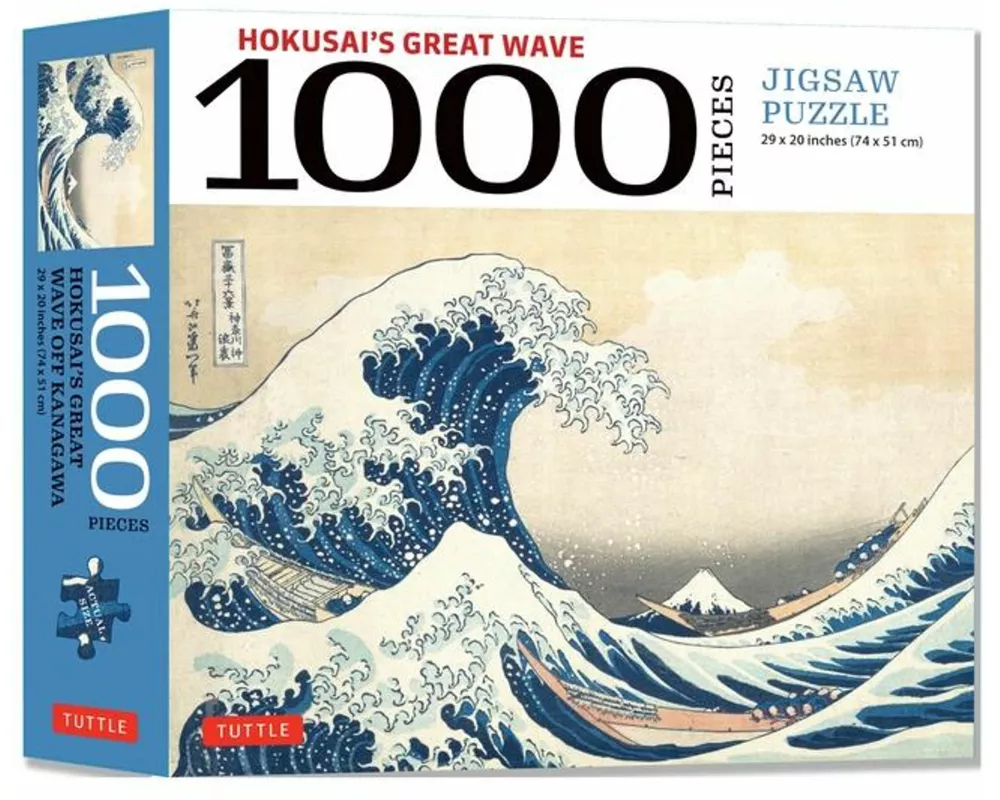 Hokusai's Great Wave - 1000 Piece Jigsaw Puzzle