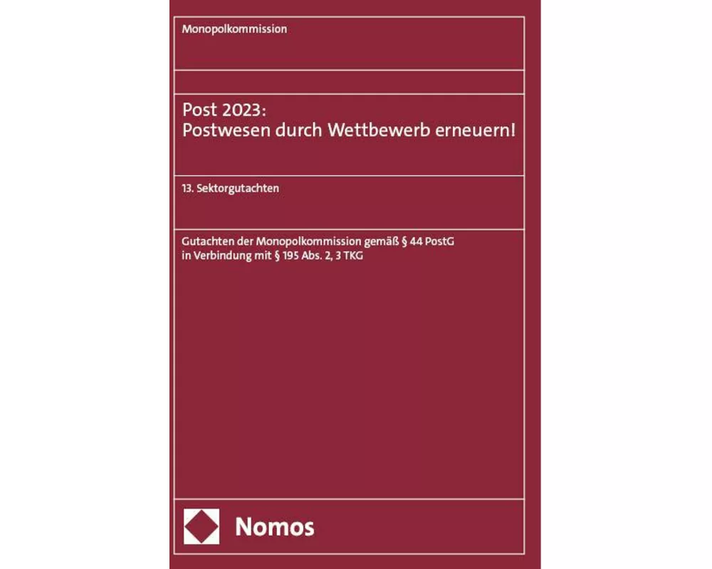 Post 2023: Postwesen durch Wettbewerb erneuern!