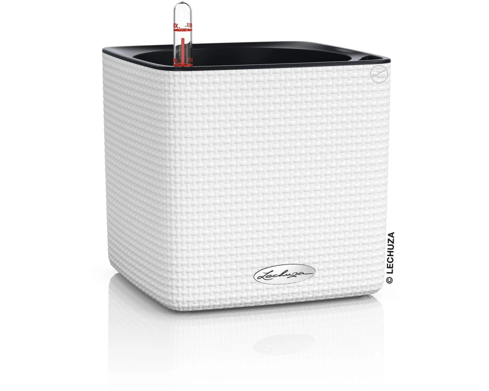 Lechuza Kräutertopf Cube Color 16 Weiss