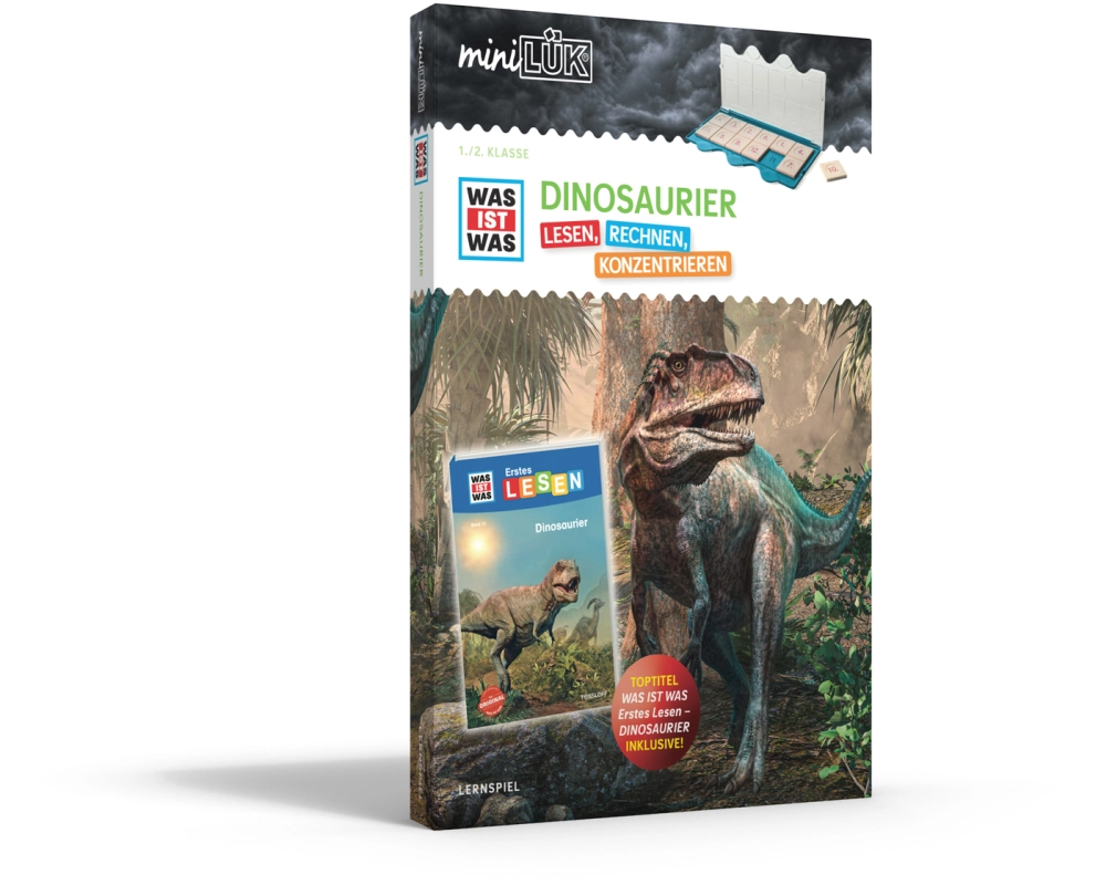 miniLÜK-Set. WAS IST WAS Dinosaurier Lesen+Rechnen 1. Klasse