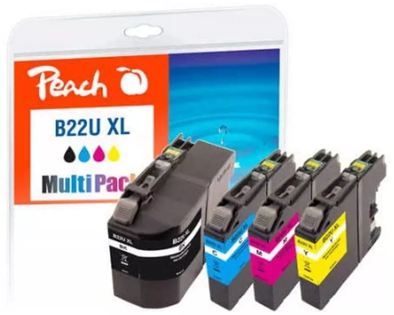 Peach Tintenset Brother LC-22UXL