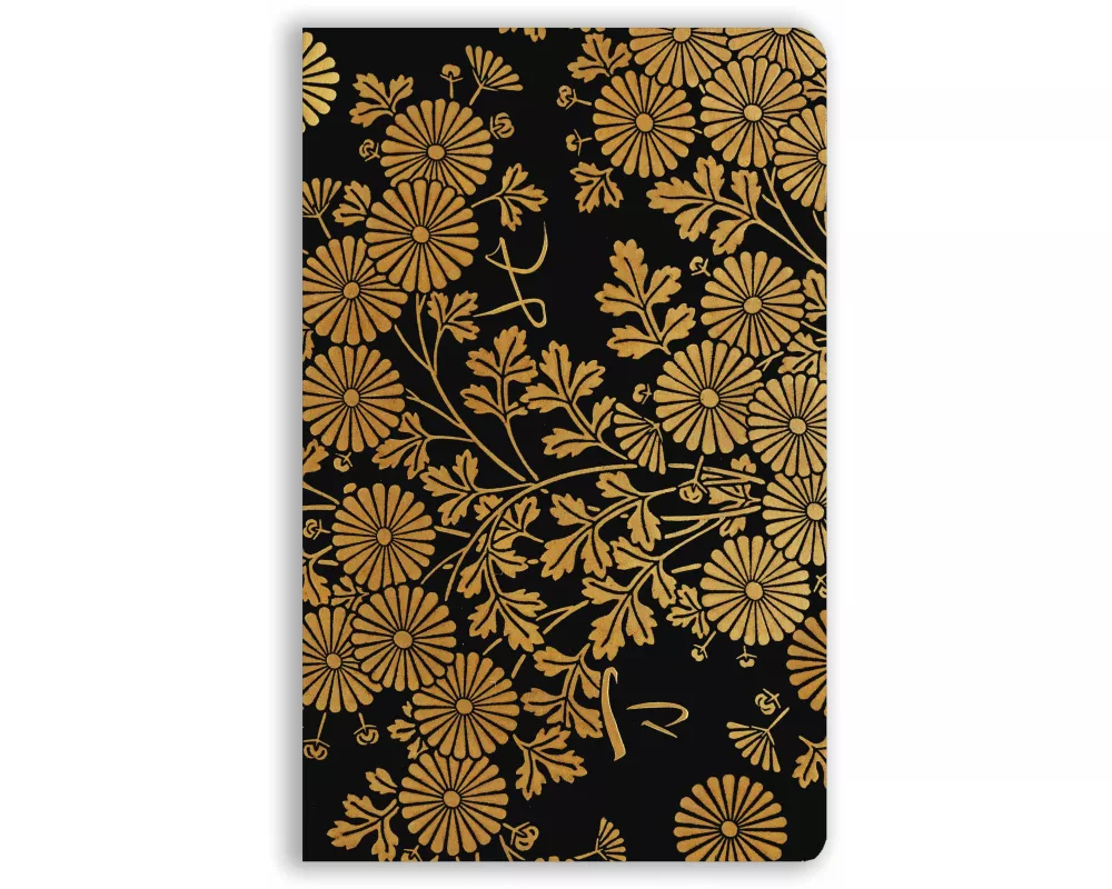 Uematsu Hobi: Box Decorated with Chrysanthemums (Soft Touch Journal)