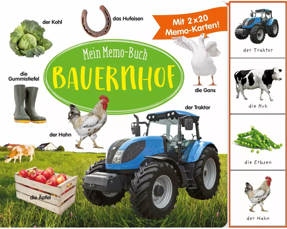 Mein Memo-Buch Bauernhof
