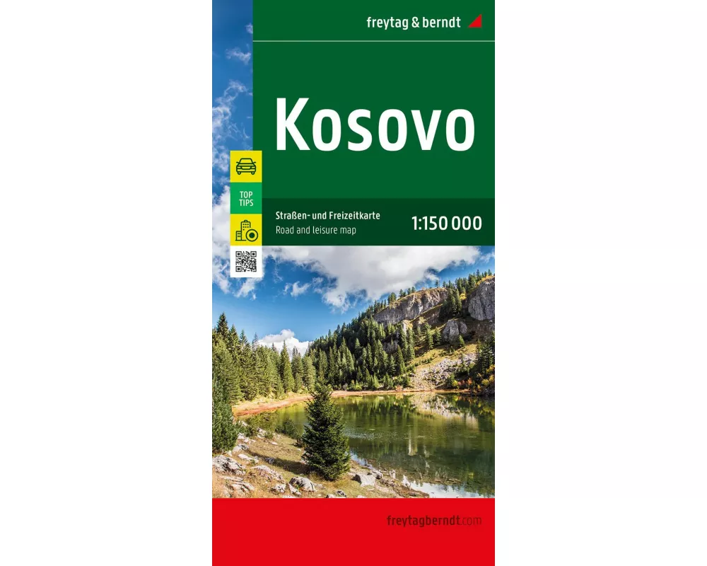 freytag & berndt Straßenkarte Kosovo 1:150.000