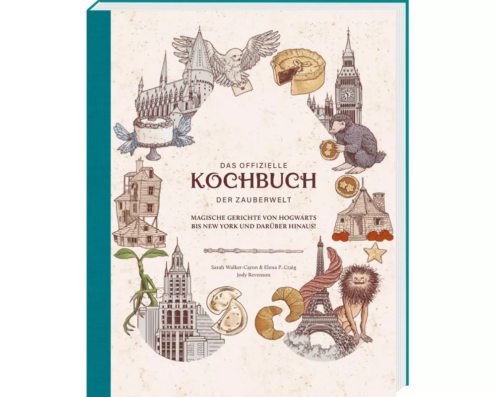 Harry Potter: Das offizielle Kochbuch der Zauberwelt: Magische Gerichte von Hogwarts bis New York und darüber hinaus!