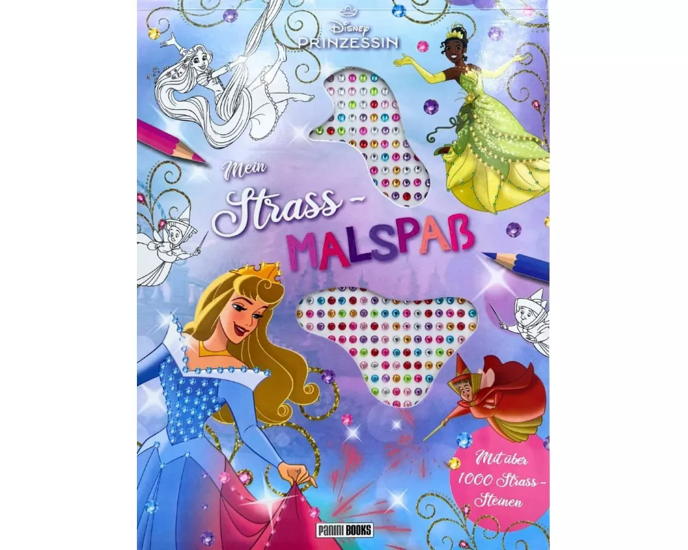 Disney Prinzessin: Mein Strass-Malbuch