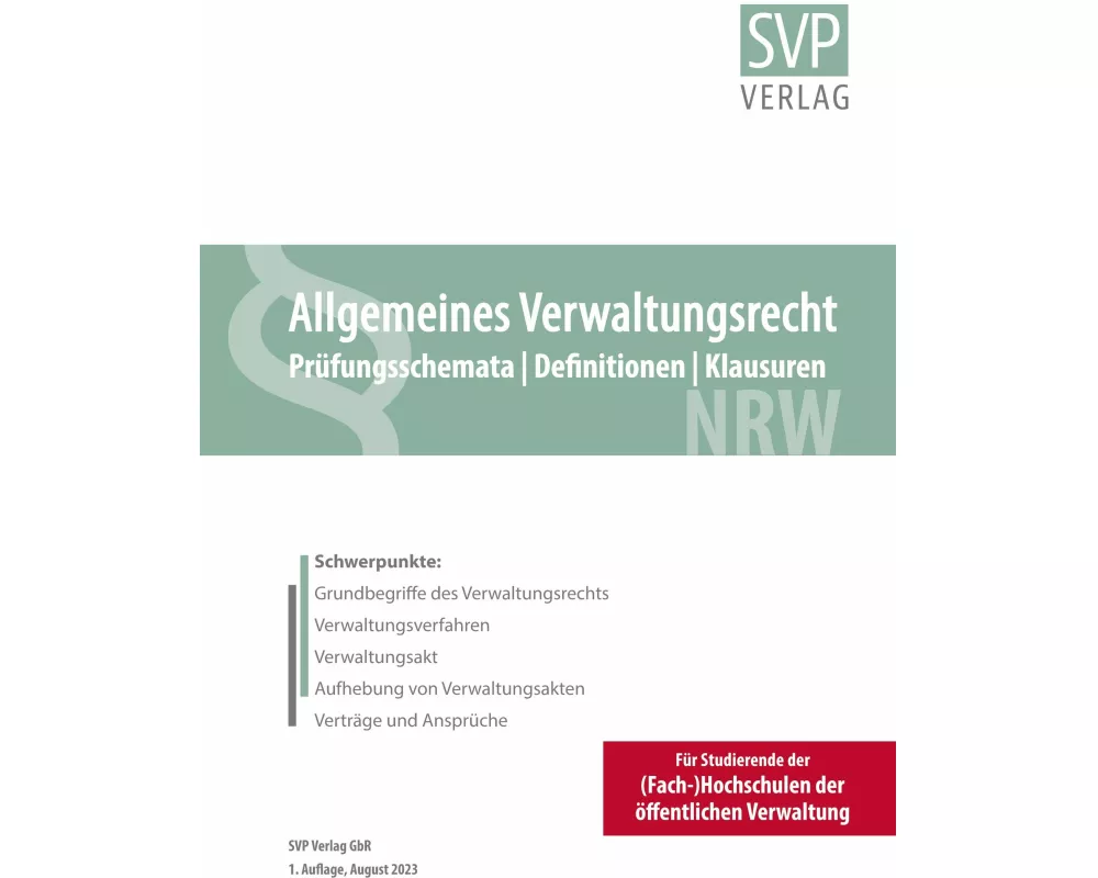 Allgemeines Verwaltungsrecht