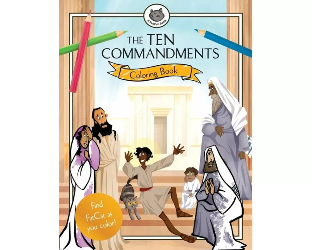 The Ten Commandments Coloring Book