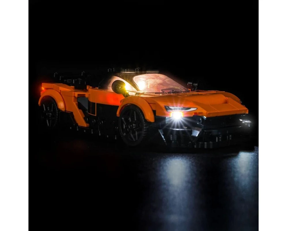 BrickBling LED-Licht-Set für LEGO 77257 McLaren W1 LED, Kunststoff