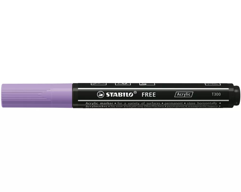 STABILO Acrylmarker Free Acrylic T300 Flieder