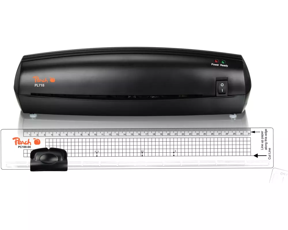 Peach Bürogeräte Set Photo Kit PBP105 Laminator/Schneidelineal/Folien