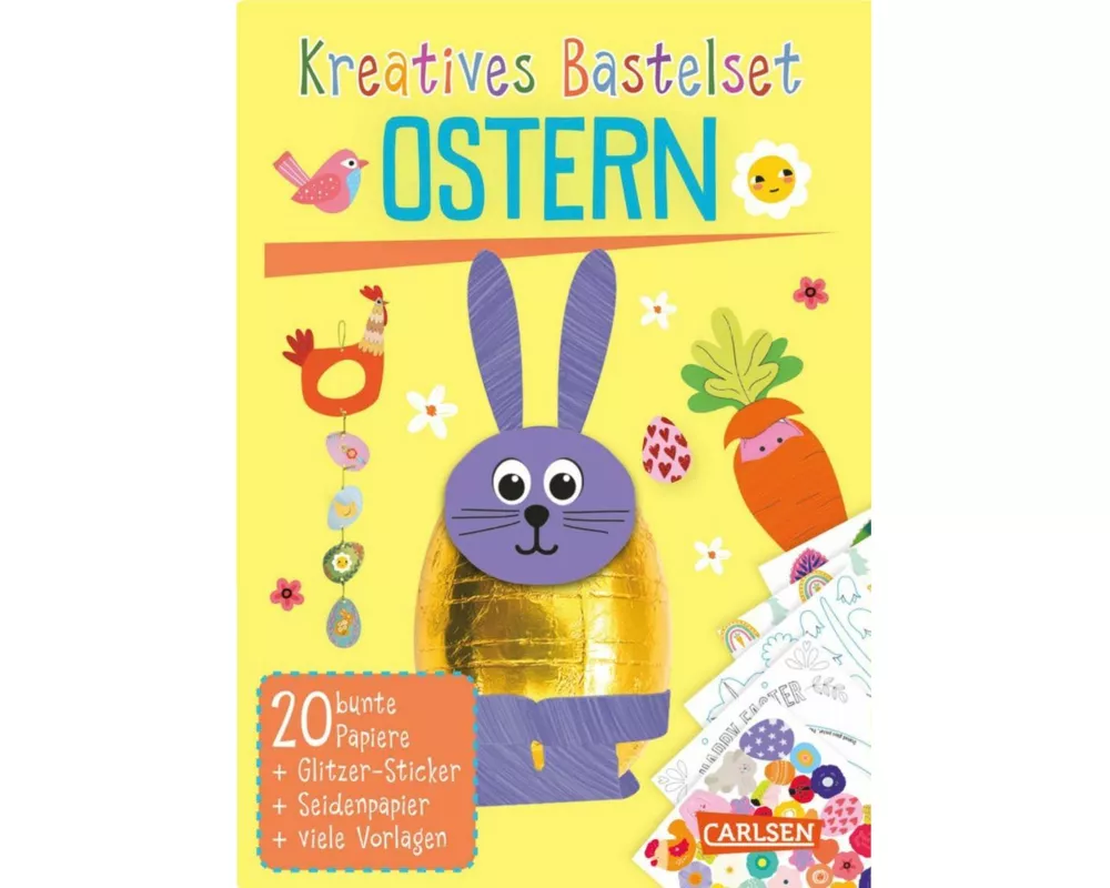 Bastelset für Kinder: Kreatives Bastelset: Ostern