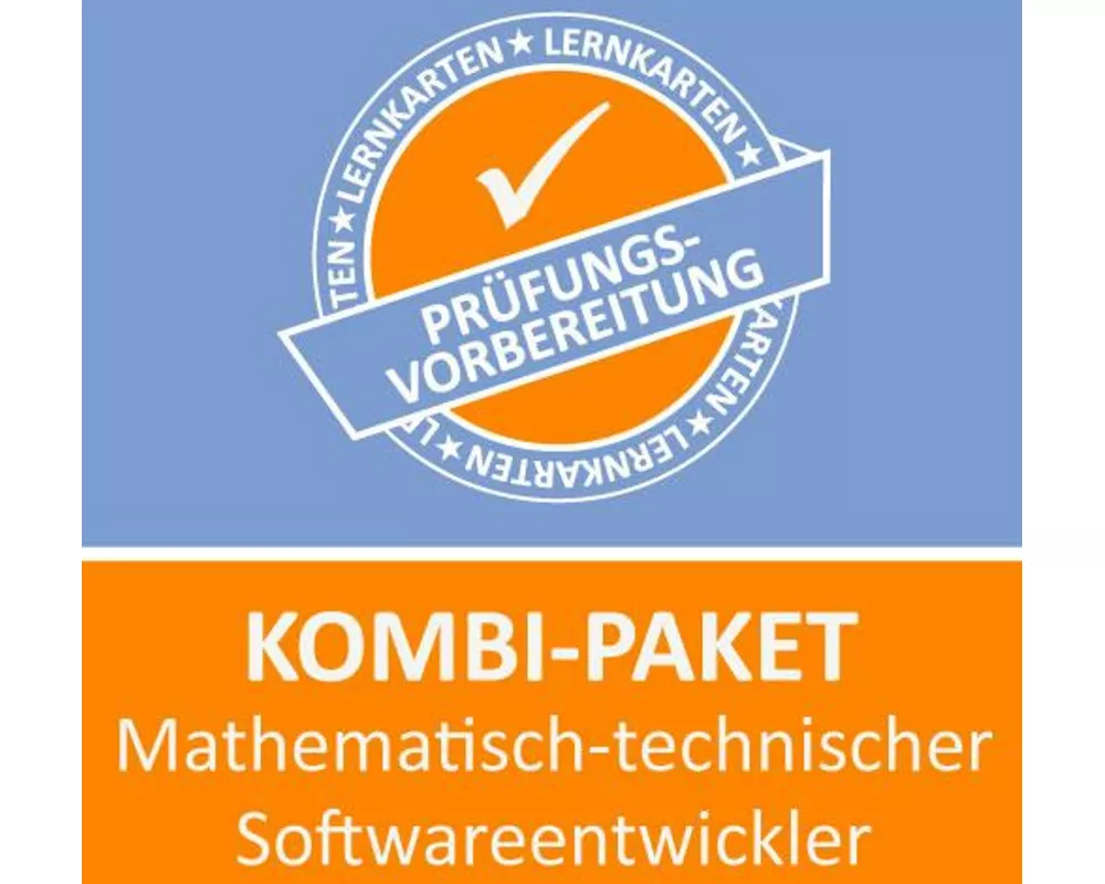 Kombi-Paket Mathematisch-technischer Softwareentwickler - Lernkarten
