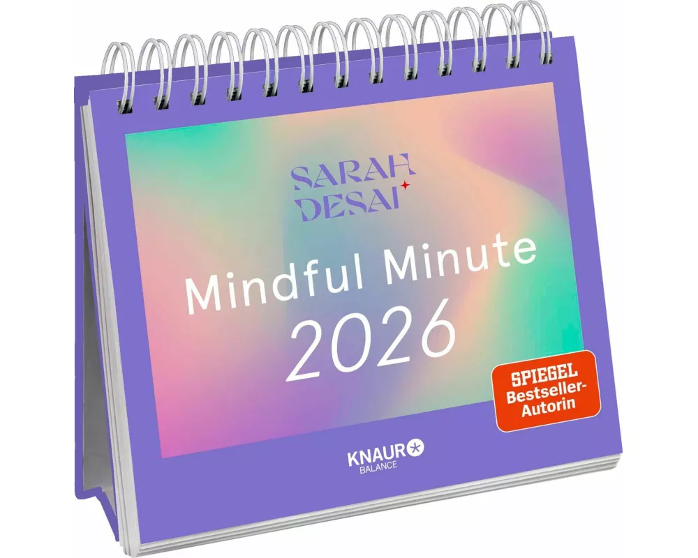 Wochenkalender 2026: Mindful Minute