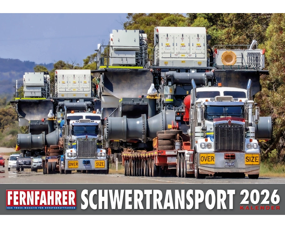Schwertransporter Kalender 2026