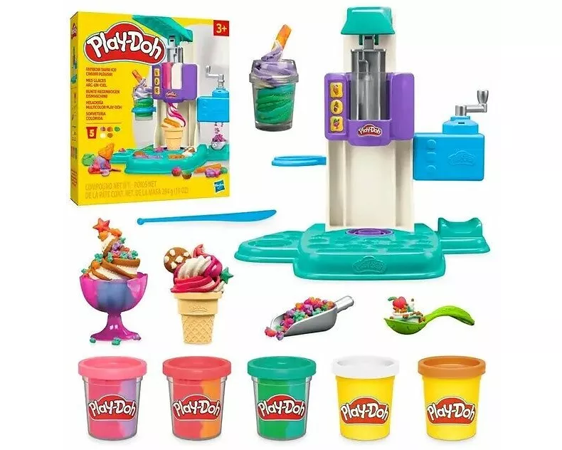 Play-Doh Regenbogen Eismaschine
