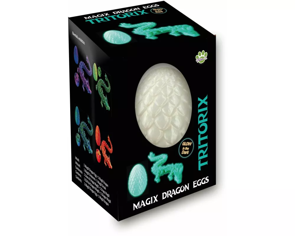 XL Glow in the Dark MagiX Dragon Egg TRITORAX 13cm