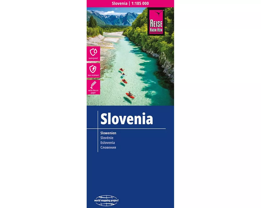 Reise Know-How Landkarte Slowenien / Slovenia (1:185.000)