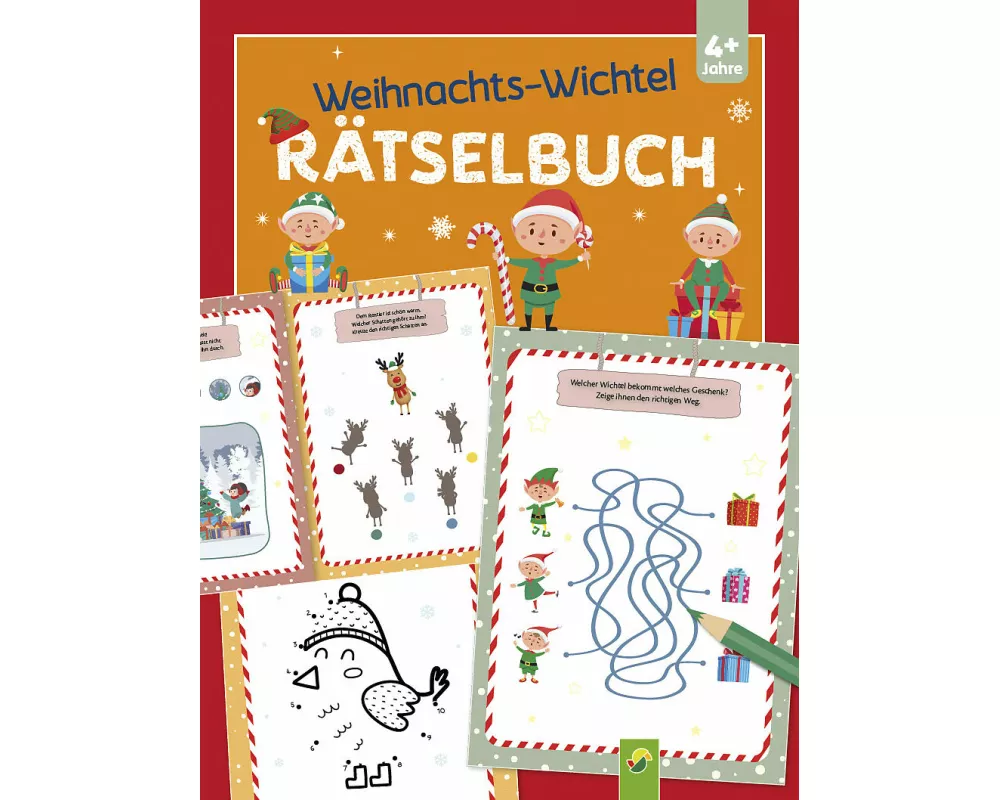 Weihnachts-Wichtel-Rätselbuch