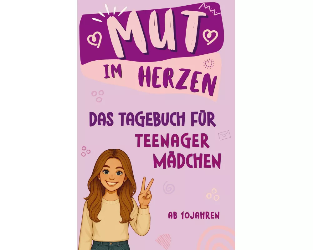 Mut im Herzen - Tagebuch für Teenager Mädchen