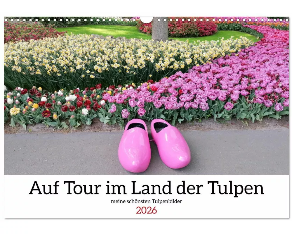 Auf Tour im Land der Tulpen (Wandkalender 2026 DIN A3 quer), CALVENDO Monatskalender